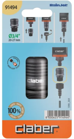 Raccordo automatico Claber 91494 RAINJET Universale F
