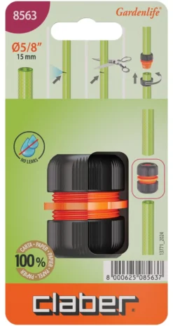 Raccordo giunzione Claber 8563 GARDENLIFE riparatore