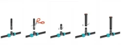 Raccordo impianti irrigazione Claber 90721 RAINJET (3/4"-1/2"M)