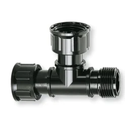 Raccordo 3 vie Claber 90808 RAINJET per elettrovalvole (filetto 1")