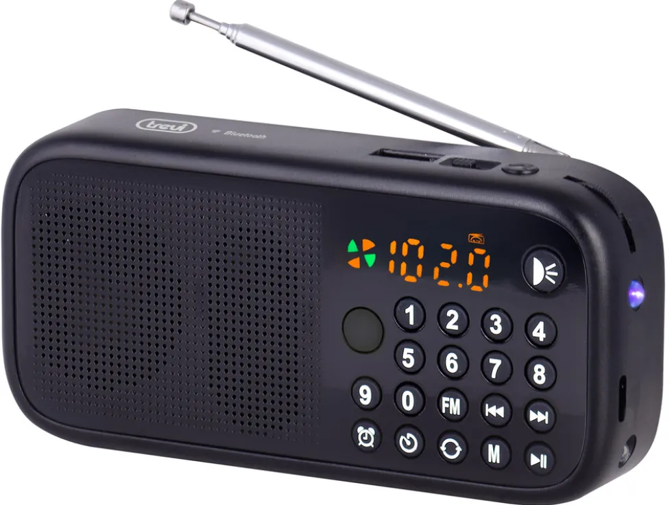 Radio digitale portatile Trevi DR7F40BT con Bluetooth e USB