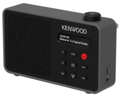 Radio Kenwood CR M25DAB B DAB+ Automatic Safety Alert Black e Grey