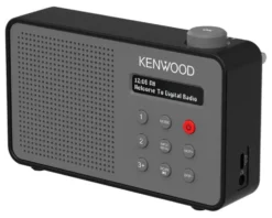 Radio Kenwood CR M25DAB H DAB+ Automatic Safety Alert Gray e Black