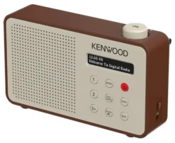 Radio Kenwood CR M25DAB T DAB+ Automatic Safety Alert Moccha