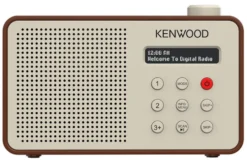 Radio Kenwood CR M25DAB T DAB+ Automatic Safety Alert Moccha