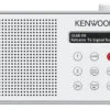 Radio Kenwood CR M25DAB W DAB+ Automatic Safety Alert White e Silver