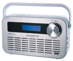 Radio Majestic 109843 Dab 843 Silver e White