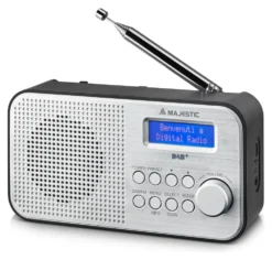 Radio Majestic 109194 Rt 194 Dab Silver e Black