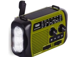Radio portatile Trevi RA 7F30 BT con dinamo, solare e power bank