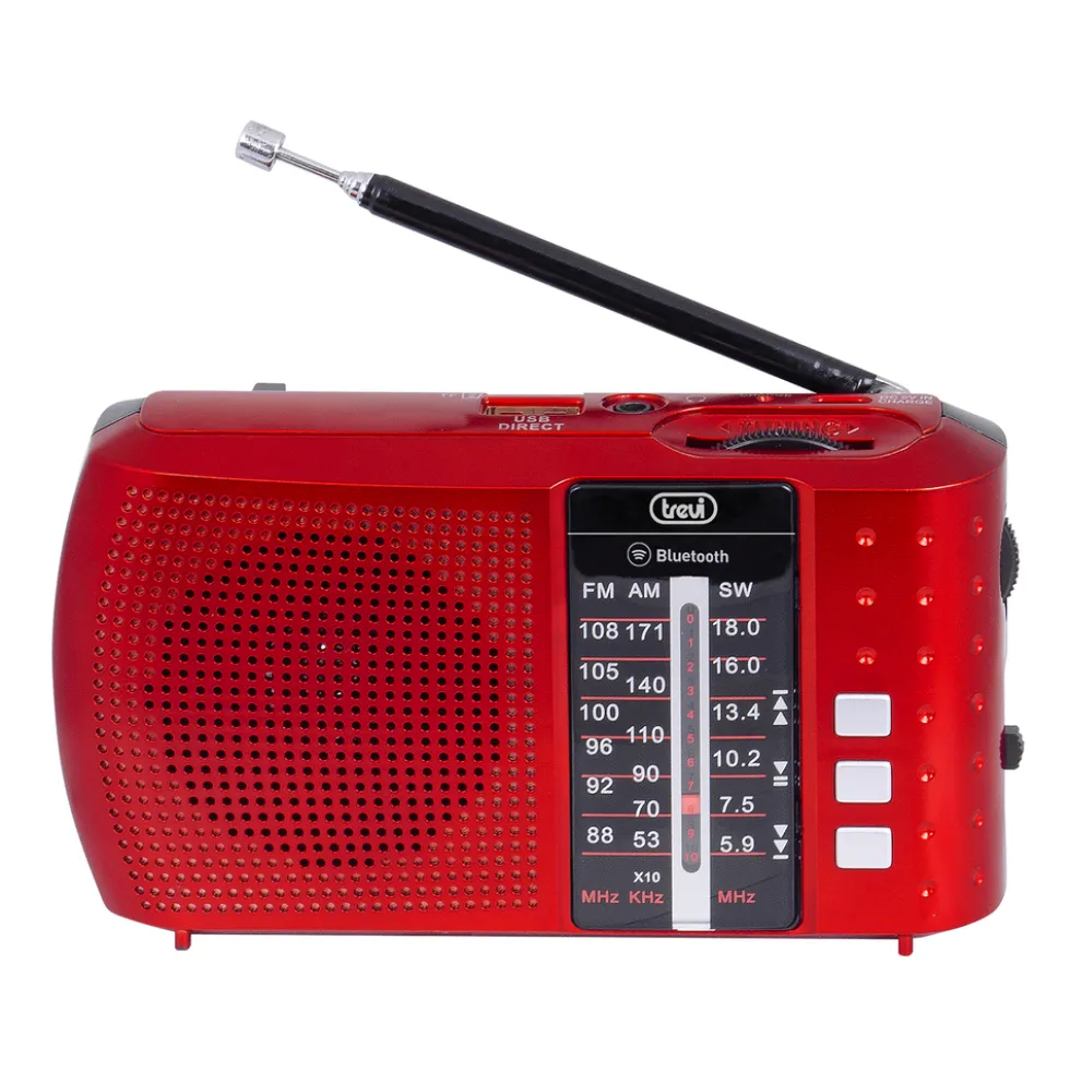 Radio portatile Trevi RA7F20BT, FM/AM/SW, Bluetooth e lettore MP3