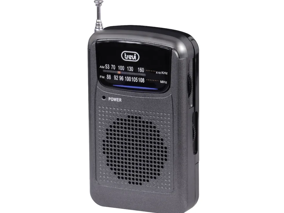 Radio portatile Trevi RA710 GRIGIO AM/FM con cuffie