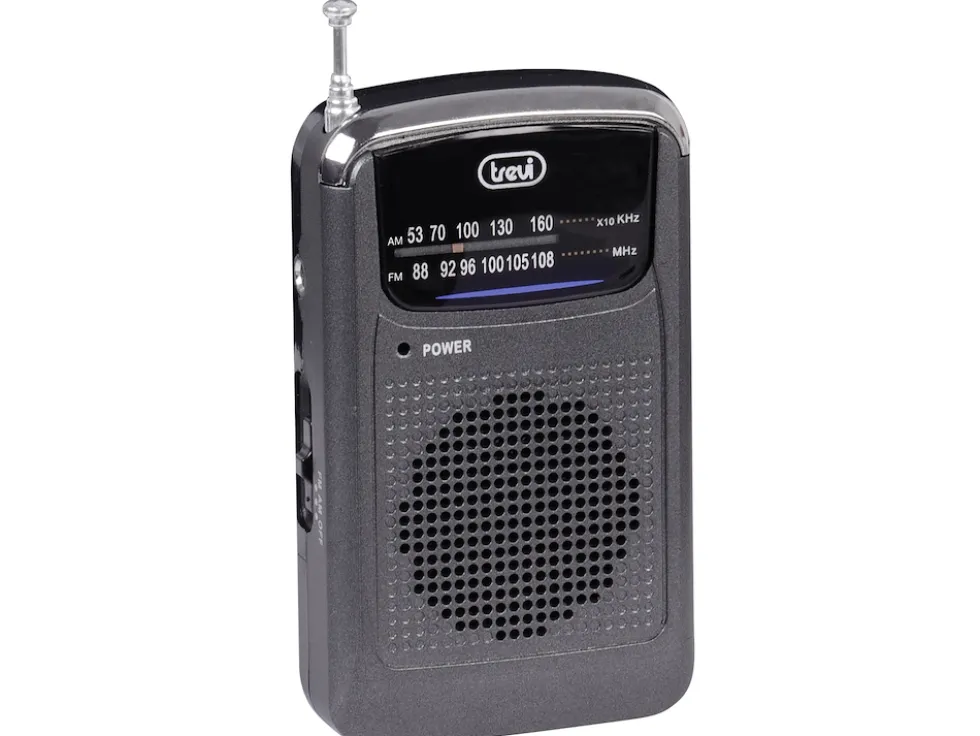 Radio portatile Trevi RA710 GRIGIO AM/FM con cuffie