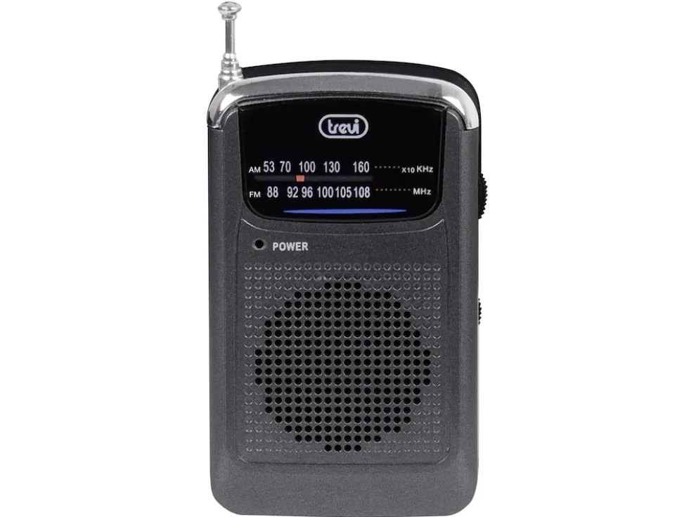 Radio portatile Trevi RA710 GRIGIO AM/FM con cuffie