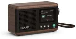 Radio Pure 253800 CLASSIC Mini Dab+ Coffee black e Walnut