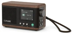 Radio Pure 253800 CLASSIC Mini Dab+ Coffee black e Walnut
