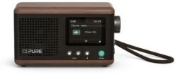 Radio Pure 253800 CLASSIC Mini Dab+ Coffee black e Walnut
