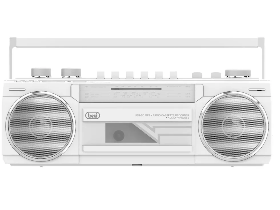 Radio registratore con Bluetooth Trevi RR501BT bianco