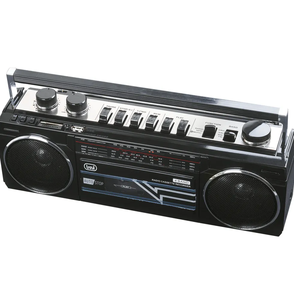 Radio registratore Trevi RR501BT con Bluetooth e lettore cassette
