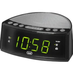 Radiosveglia FM PLL Trevi RC 846 D con doppio allarme