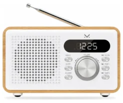 Radiosveglia Majestic 169262 WD BIANCA White e Wood