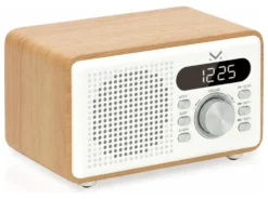 Radiosveglia Majestic 169262 WD BIANCA White e Wood