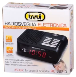 Radiosveglia Trevi 0082700 Rc 827D Black
