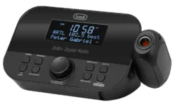 Radiosveglia Trevi 0RC85D800 DAB+ con proiezione Black