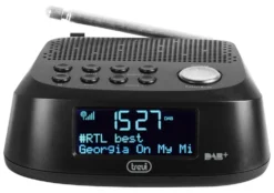 Radiosveglia Trevi 0RC80D400 Rc 80D4 Black