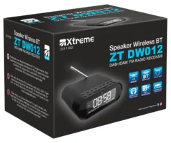 Radiosveglia Xtreme 33192 ZT DW012 Black