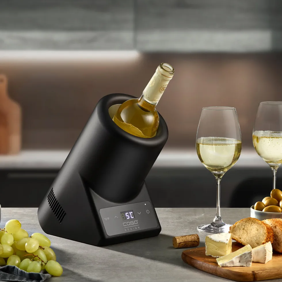 Raffreddatore di vino Caso Design VinoCase Black