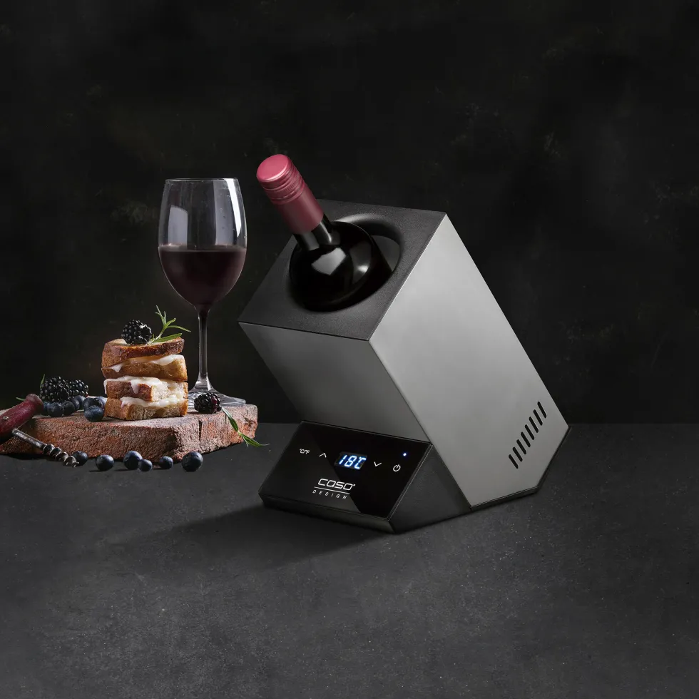 Raffreddatore di vino Caso Design WineCaseOne Inox