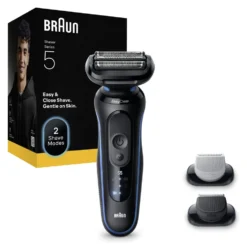 Rasoio barba Braun 52 B1650S SERIES 5 EasyClean Black e Blue