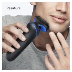 Rasoio barba Braun 52 B1000S SERIES 5 EasyClean Black e Blue