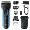 Rasoio barba Braun 3010BT SERIES 3+ Blue e Black