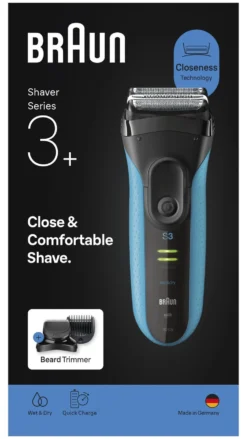 Rasoio barba Braun 3010BT SERIES 3+ Blue e Black
