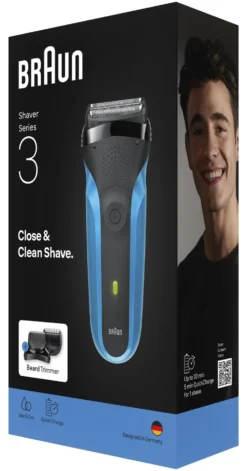 Rasoio barba Braun 310BT SERIES 3 Blue e Black