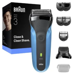 Rasoio barba Braun 310BT SERIES 3 Blue e Black