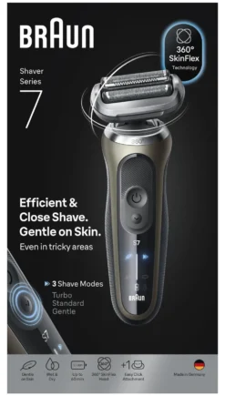 Rasoio barba Braun 72 C1200S SERIES 7 SkinFlex Gold