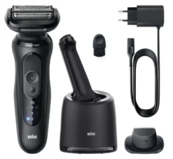 Rasoio barba Braun 52 N7200CC SERIES 5 Clean&Fast Black