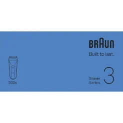 Rasoio elettrico Braun Series 3 300S, 3 lame flessibili