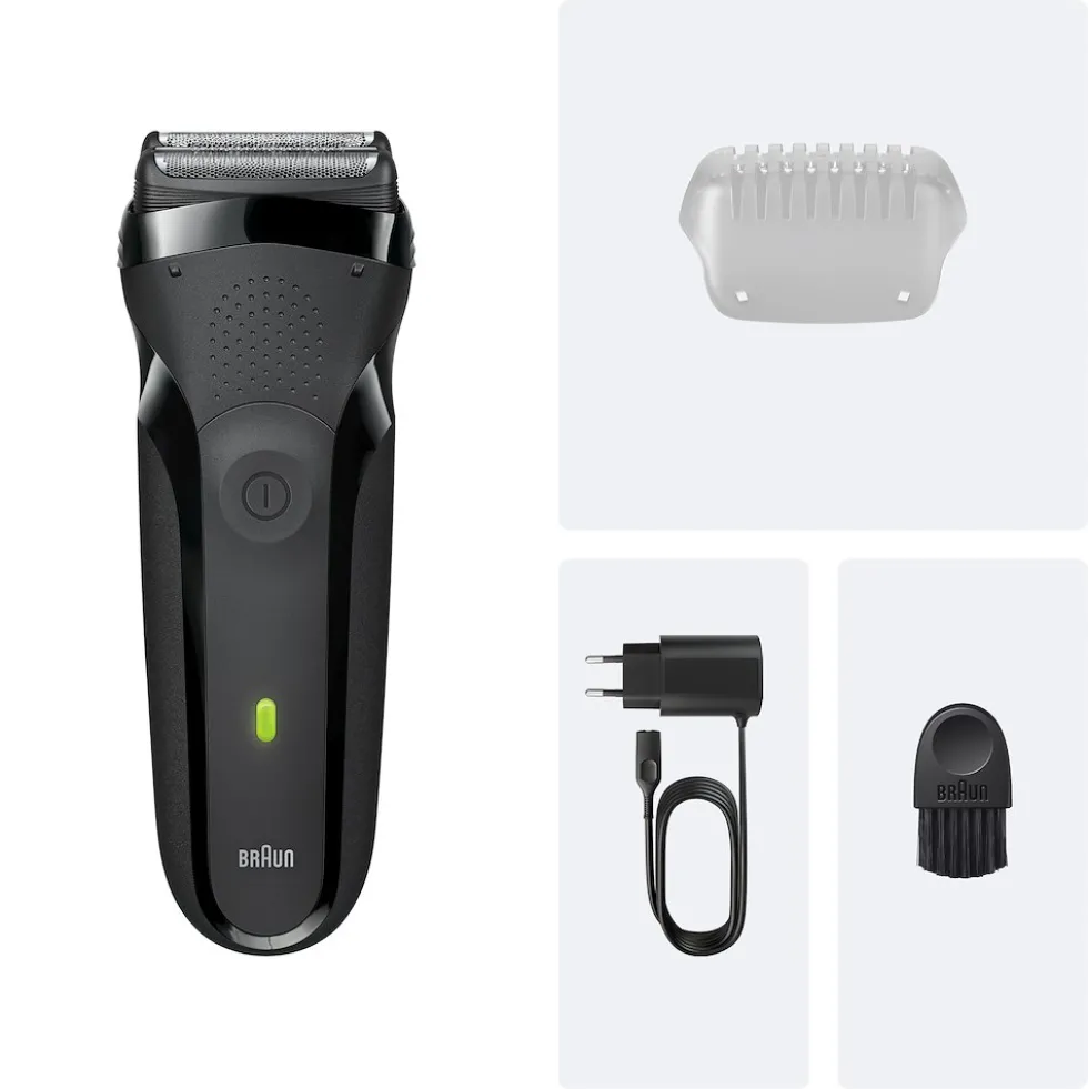 Rasoio elettrico Braun Series 3 300S, 3 lame flessibili