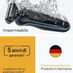 Rasoio elettrico Braun Series 5 52-B1000S Wet&Dry
