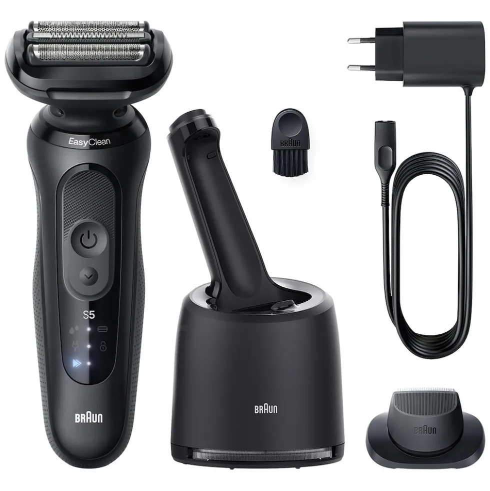 Rasoio elettrico Braun Series 5 52-N7200cc Wet&Dry con 6 accessori