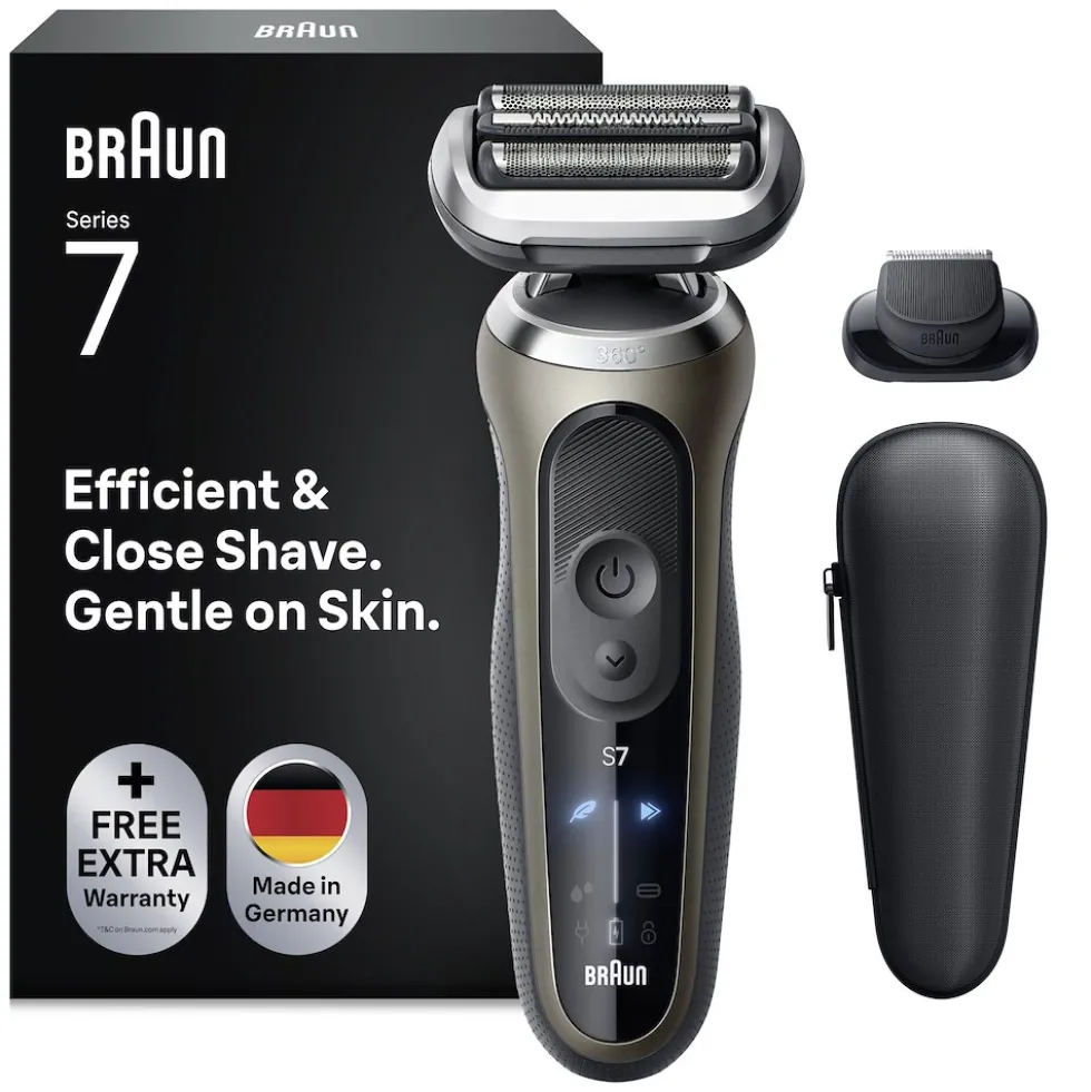 Rasoio elettrico Braun Series 7 72-C1200S con 360° SkinFlex