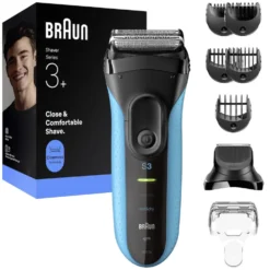 Rasoio elettrico BRAUN Series 3+ 3010BT ricaricabile wet&dry