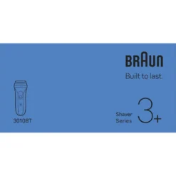 Rasoio elettrico BRAUN Series 3+ 3010BT ricaricabile wet&dry