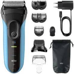 Rasoio elettrico BRAUN Series 3+ 3010BT ricaricabile wet&dry