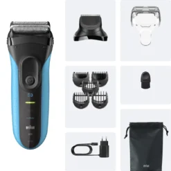Rasoio elettrico BRAUN Series 3+ 3010BT ricaricabile wet&dry