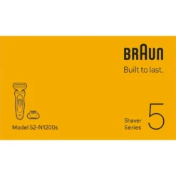 Rasoio elettrico Braun Series 5 52-N1200S per rasatura facile e veloce
