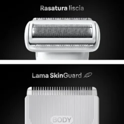 Rasoio elettrico corpo Braun Series 7 BG7550 Wet&Dry con 100 min autonomia